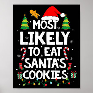 Poster Mais Provável Para Comer O Natal Da Família Cookie