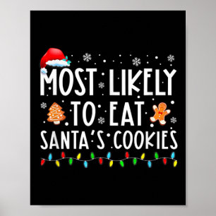 Poster Mais Provável Para Comer O Natal Da Família Santas