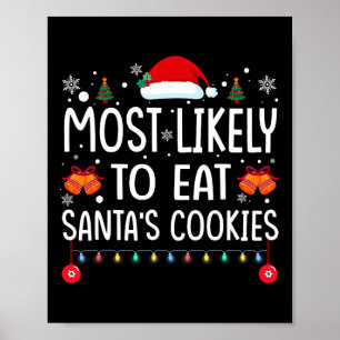 Poster Mais Provável Para Comer O Natal Da Família Santas