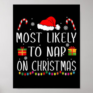 Poster Mais Provável Para Dormir Na Festa De Natal