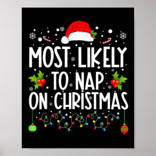 Poster Mais Provável Para Dormir No Natal Da Família