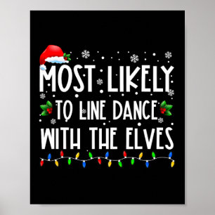 Poster Mais Provável Para Filmar Dança Com Elves Natal Da