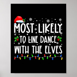 Poster Mais Provável Para Filmar Dança Com Elves Natal Da