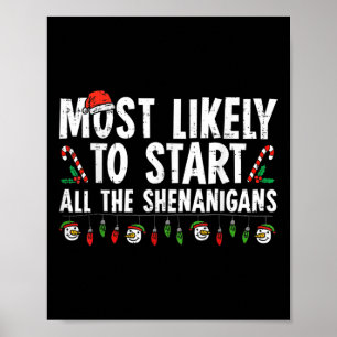 Poster Mais Provável Para Iniciar Toda A Família Shenanig