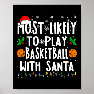 Poster Mais Provável Para Jogar Basquete Com A Família C