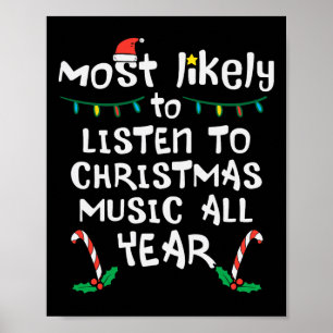 Poster Mais Provável Para Listar A Família De Natal Music