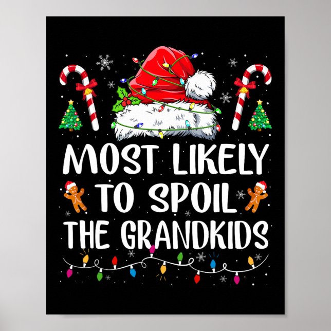 Poster Mais Provável Para Meter Os Netos De Natal Diverti (Frente)