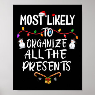 Poster Mais Provável Para Organizar Todos Os Presentes