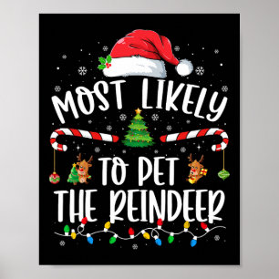 Poster Mais Provável Para Pet Da Família De Natal Da Rebe