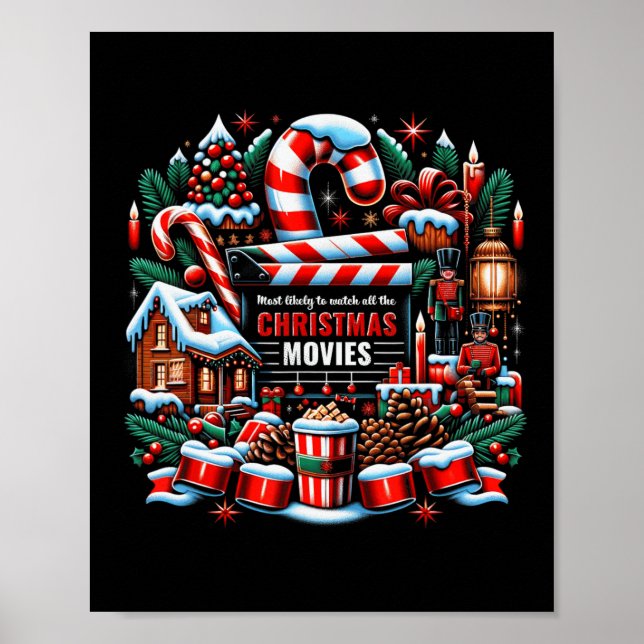 Poster Mais Provável Para Ver Todos Os Filmes De Natal (Frente)