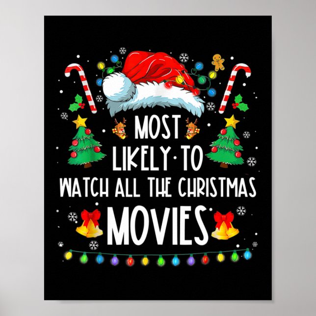Poster Mais Provável Para Ver Todos Os Filmes De Natal Fa (Frente)