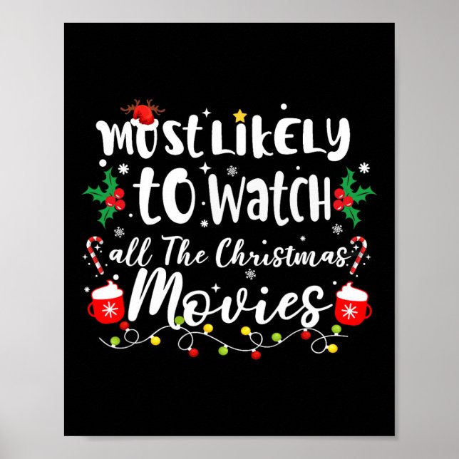 Poster Mais Provável Para Ver Todos Os Filmes De Natal Fa (Frente)