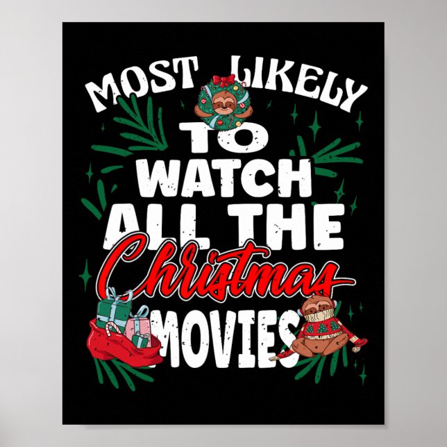 Poster Mais Provável Para Ver Todos Os Filmes De Natal Fa (Frente)