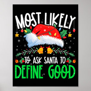 Poster Mais Provável Que Peça Ao Papai Noel Para Definir