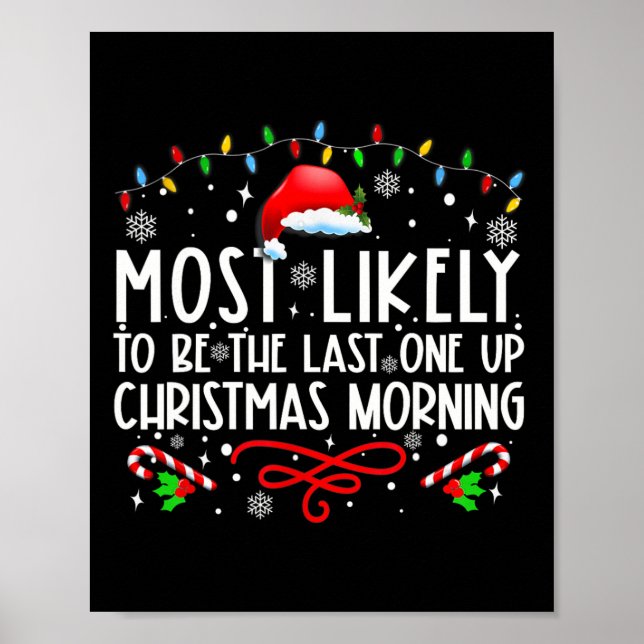 Poster Mais Provável Será A Última Manhã De Natal (Frente)