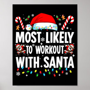 Poster Mais Provável Trabalhar Com o Papai Noel Família D