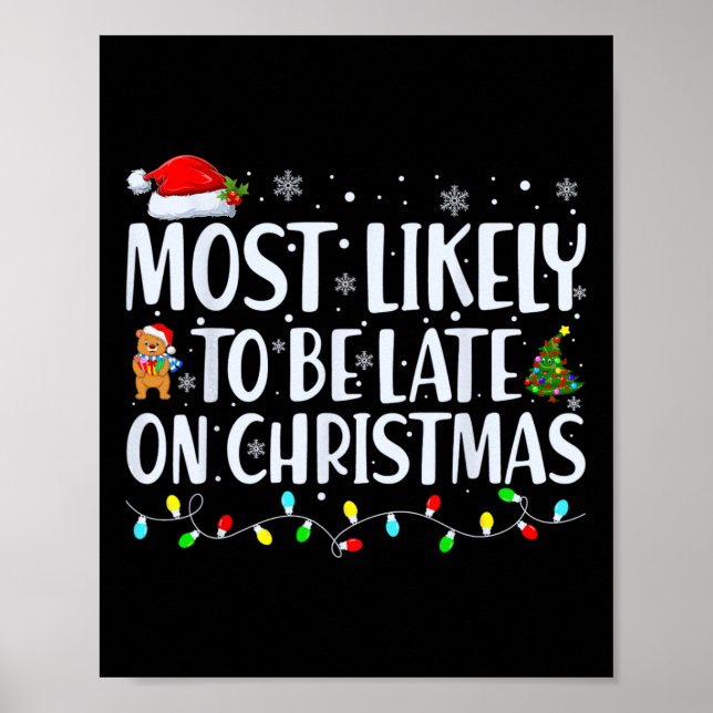 Poster Mais Provavelmente Atrasado Para A Família Matchi  (Frente)