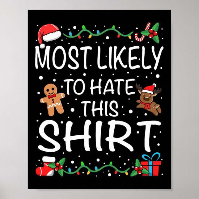 Poster Mais Provavelmente Odiará Este Natal Familiar (Frente)