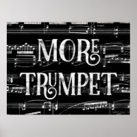 Mais Quadro de Trompetes - Música Branca Preta
