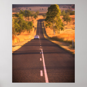 Poster Mais uma longa estrada na parede