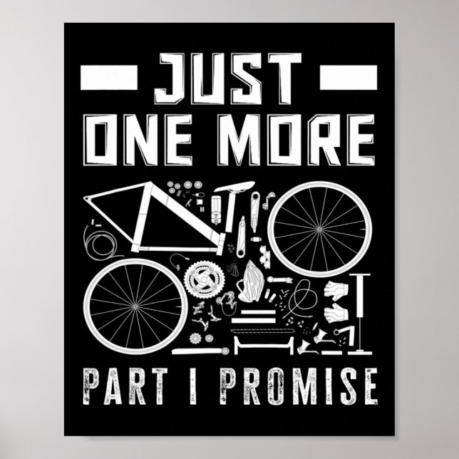 Poster Mais uma Peça Eu Prometo Entusiasta de Bicicleta (Frente)