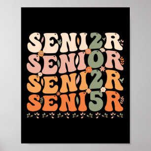 Poster Mais velho 2025 Cl Da Graduação 2025 Groovy 1