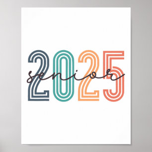Poster Mais velho 2025 Cl De 2025 Ck Para Graduação Retro