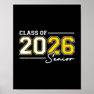 Poster Mais velho Engraçado Ano 2026 Classe De Graduação