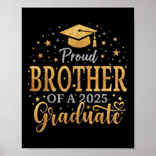 Poster Mais velho Engraçado Irmão Orgulhoso De Um Licenci