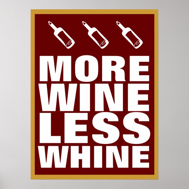 Poster Mais Vinho (Frente)