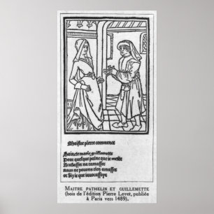 Póster Maitre Pathelin e Guillemette