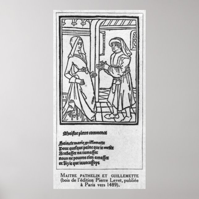 Póster Maitre Pathelin e Guillemette (Frente)