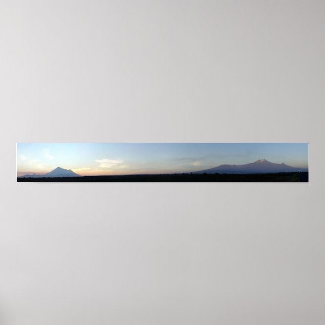 Poster Maiúsculos Montanhas (Frente)