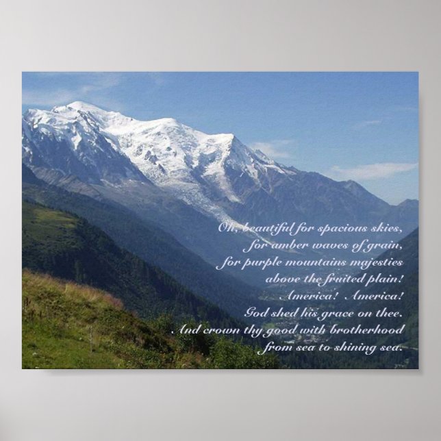 Póster Majestade da Montanha Púrpura (Frente)