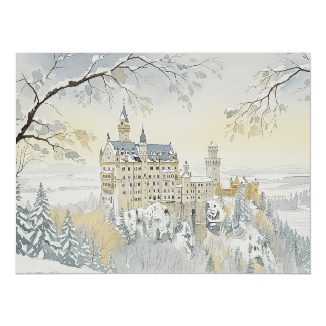 Póster Majestade do inverno: O Castelo Encantado (Frente)