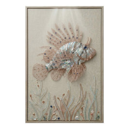 Póster Majestic Lionfish Ocean Wall Art