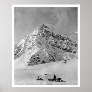 Póster Majestic Mt. McKinley 1908
