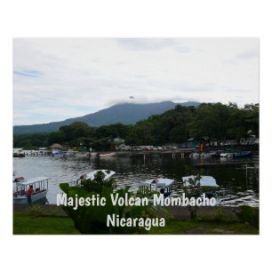 Póster Majexpressa Volcan Mombacho - Granada, Nicarágua