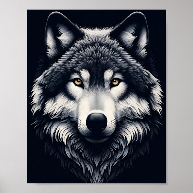 Poster Majexpressa Wolf Gaze (Frente)