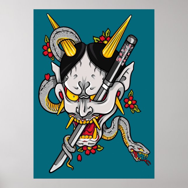 Poster Majima Goro Hannya (Frente)