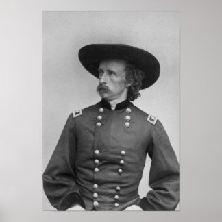Poster Major-General George Armstrong Custer