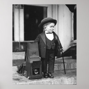 Póster Major Mite, 1922. Foto Antiga