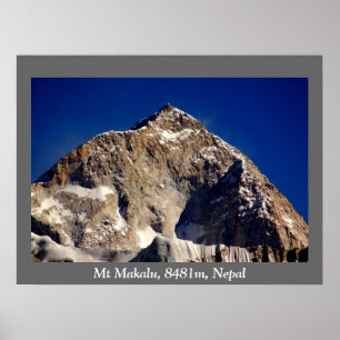 Póster Makalu poderoso