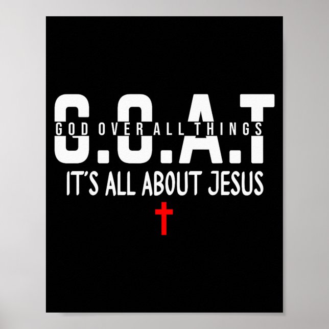 Poster Make Heaven Crowded Its All About Jesus God Over A (Frente)