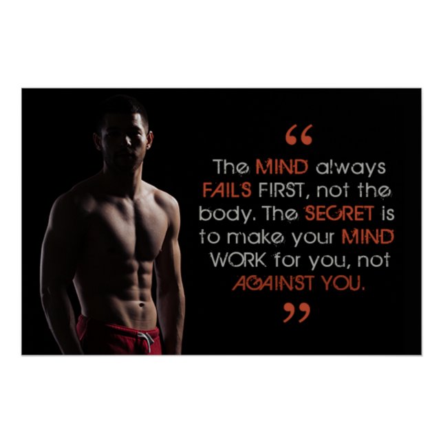 Póster Make Your Mind Work Motivational Poster (Frente)