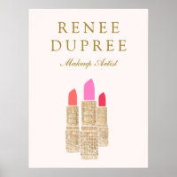 Makeup Artist Dourado Lipstick Bokeh Beauty