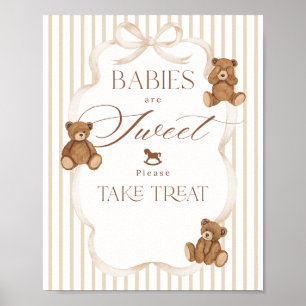 Poster Mal Podemos Esperar Churrasco de Baby Shower elega