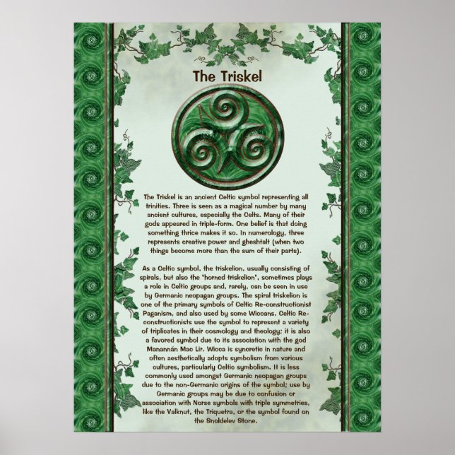 Poster Malachite Ivy Triskel Informacional (Frente)