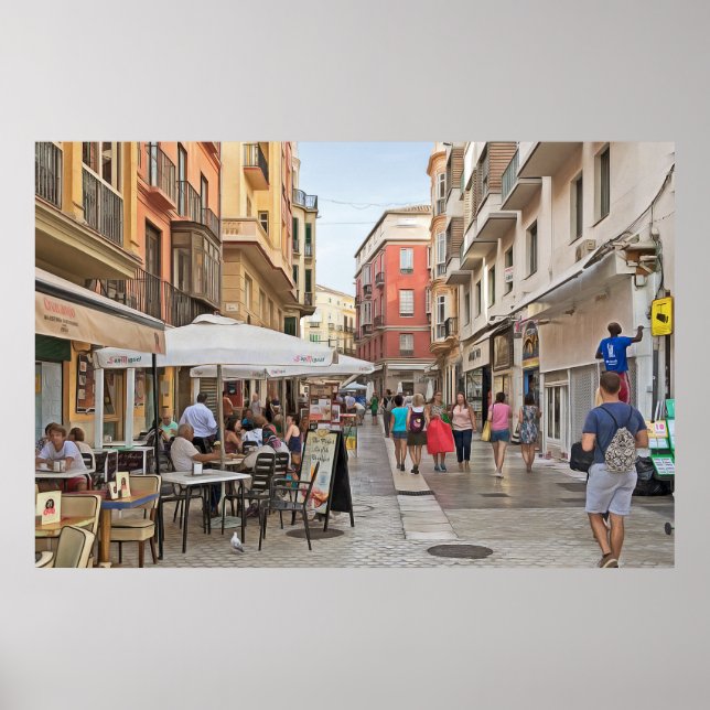 Poster Málaga. 23. (Frente)