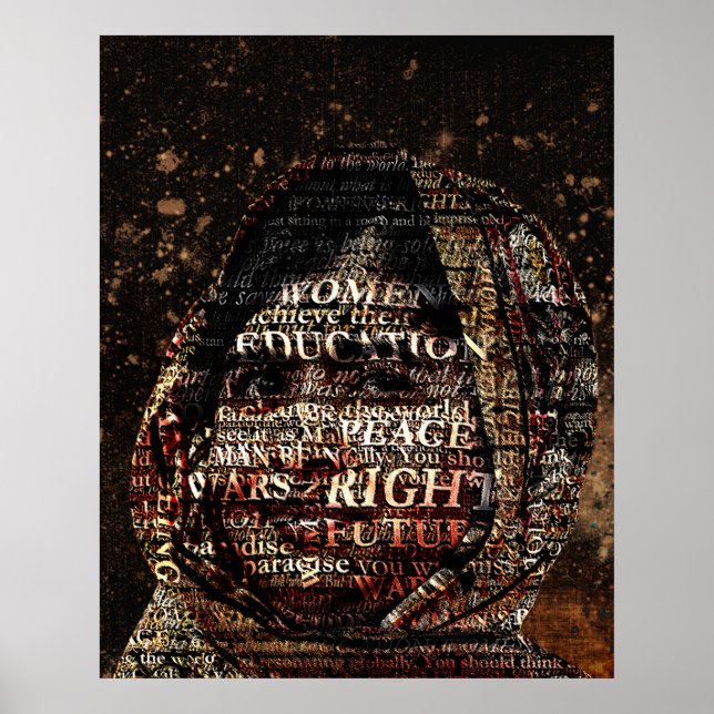 Poster Malala - Tudo o que eu quero é uma educação! Poste (Frente)